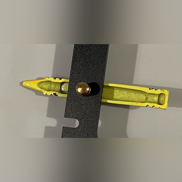 Yellow Crayon Brooch/Pin. - Picture 2 of 2